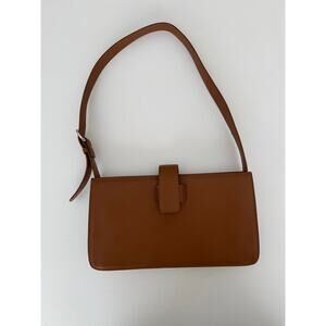Vintage Fossil 1954 Brown Leather Small Shoulder Bag Excellent Condition
